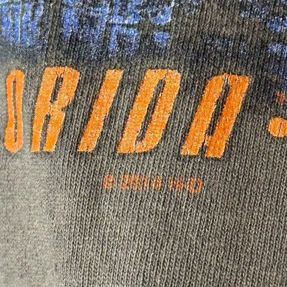 2014 Harley-Davidson Orlando Florida Gator Motorcycle Biker Graphic T-Shirt 2XL - Picture 3 of 12